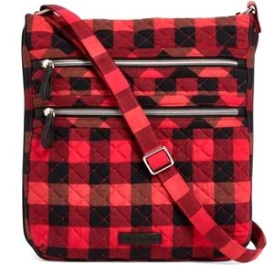 Triple Zip Hipster Crossbody Bag Buffalo Check Vera Bradley